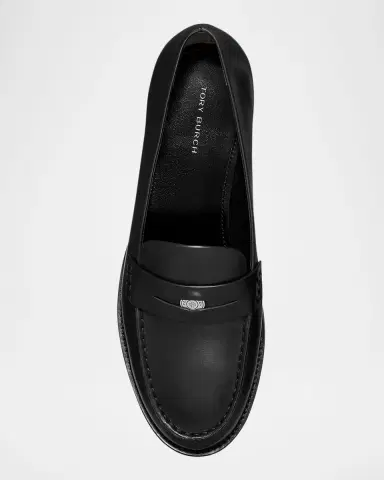 Tory Burch Classic Leather Penny Loafers | Thumbnail 2 Tory Burch Classic Leather Penny Loafers | Thumbnail 2