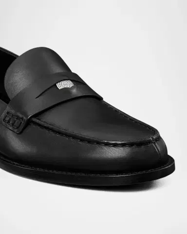 Tory Burch Classic Leather Penny Loafers | Thumbnail 3 Tory Burch Classic Leather Penny Loafers | Thumbnail 3
