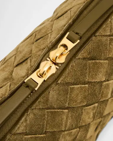 Bottega Veneta Concert Pouch Intrecciato Suede Shoulder Bag | Thumbnail 5 Bottega Veneta Concert Pouch Intrecciato Suede Shoulder Bag | Thumbnail 5