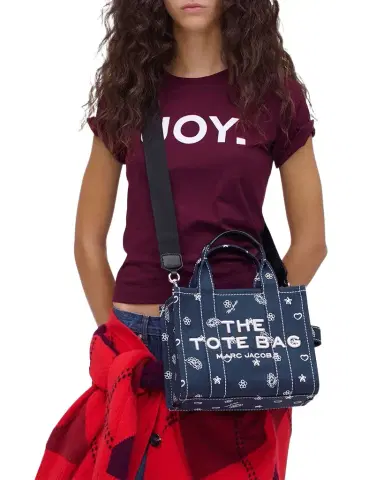 Marc Jacobs The Bandana Canvas Small Tote Bag | Thumbnail 1 Marc Jacobs The Bandana Canvas Small Tote Bag | Thumbnail 1