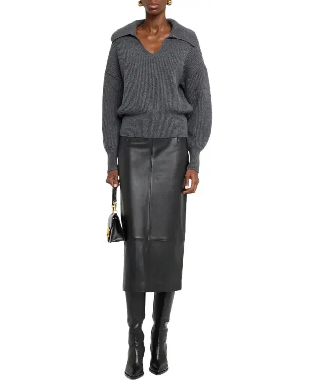 Joseph Blouson Rib-Knit Sweater