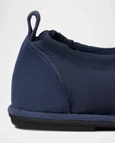 Tory Burch Ballet Suede and Nylon Low-Top Sneakers | Thumbnail 4