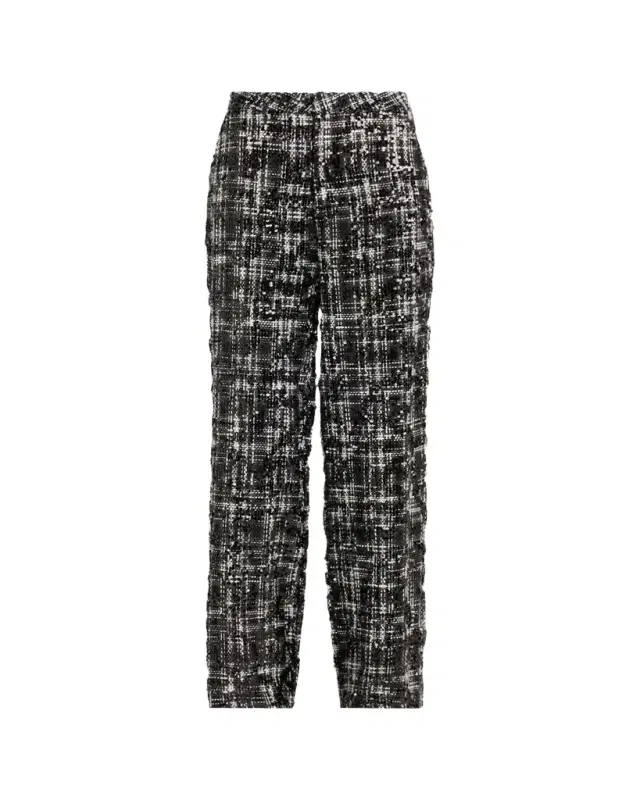Livvy Sequined Tweed Trousers