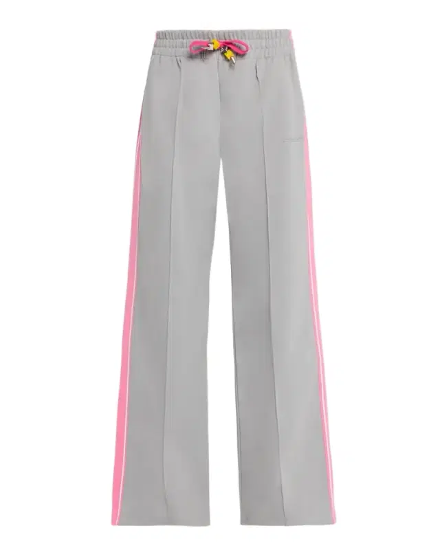 Striped Pintuck Stretch Cotton Pants