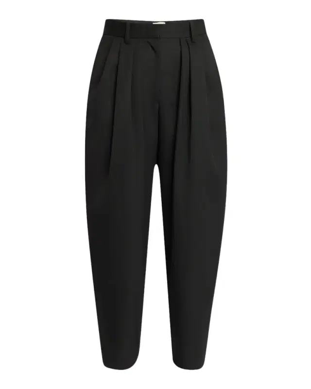 Janice Pleated Wool Pants