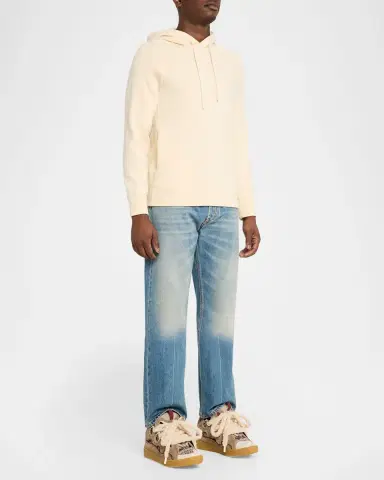 Lanvin Men's Curb Suede & Polyester Sneakers | Thumbnail 2
