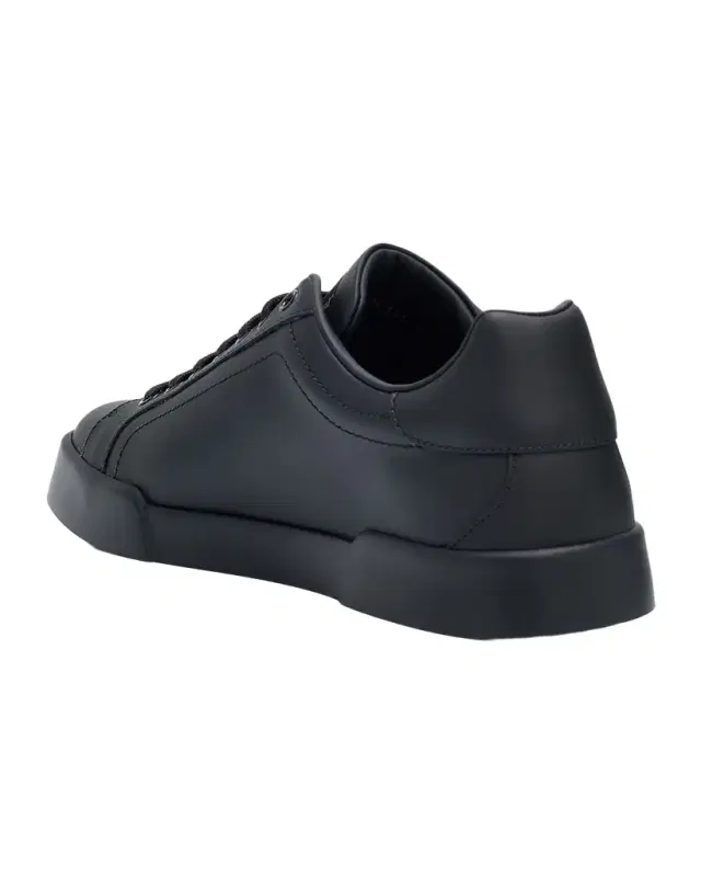 Men 's Portofino Light Strobel Calfskin Low-Top Sneakers