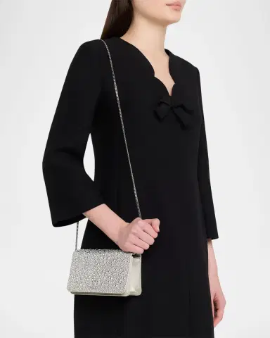 Valentino Garavani Crystal VLogo Clutch Bag | Thumbnail 6 Valentino Garavani Crystal VLogo Clutch Bag | Thumbnail 6