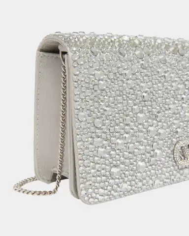 Valentino Garavani Crystal VLogo Clutch Bag | Thumbnail 10 Valentino Garavani Crystal VLogo Clutch Bag | Thumbnail 10