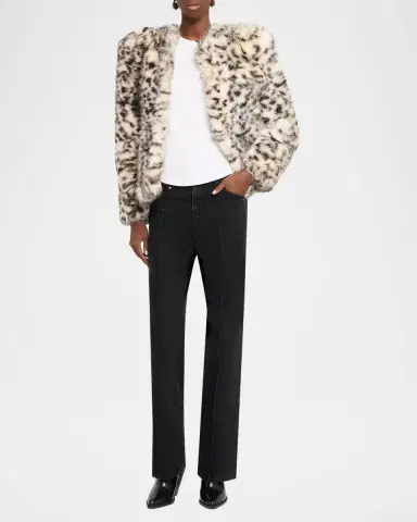 Isabel Marant Bahria Faux Fur Teddy Coat | Thumbnail 6 Isabel Marant Bahria Faux Fur Teddy Coat | Thumbnail 6
