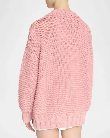 Malo Emma Cashmere Chainette Knit Crewneck Sweater | Thumbnail 2 Malo Emma Cashmere Chainette Knit Crewneck Sweater | Thumbnail 2