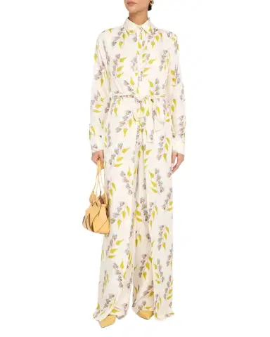 Ulla Johnson Bricolage Printed Wide-Leg Silk Jumpsuit | Thumbnail 1 Ulla Johnson Bricolage Printed Wide-Leg Silk Jumpsuit | Thumbnail 1