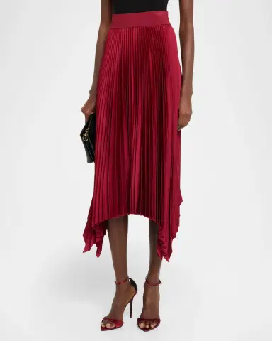Joseph Ade Plisse Handkerchief Midi Skirt | Thumbnail 3 Joseph Ade Plisse Handkerchief Midi Skirt | Thumbnail 3