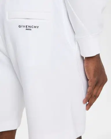 Givenchy Men's Couture Seam Cotton Fleece Bermuda Shorts | Thumbnail 4 Givenchy Men's Couture Seam Cotton Fleece Bermuda Shorts | Thumbnail 4