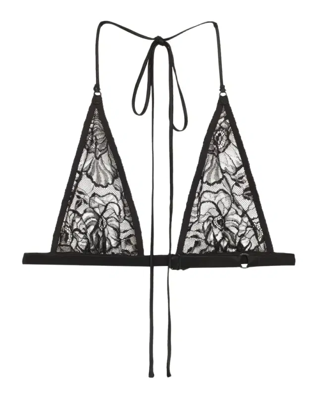Michelia Floral Lace Soft Triangle Bra