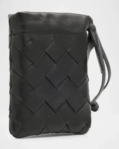 Bottega Veneta Micro Dustbag Intrecciato Leather Drawstring Pouch | Thumbnail 2