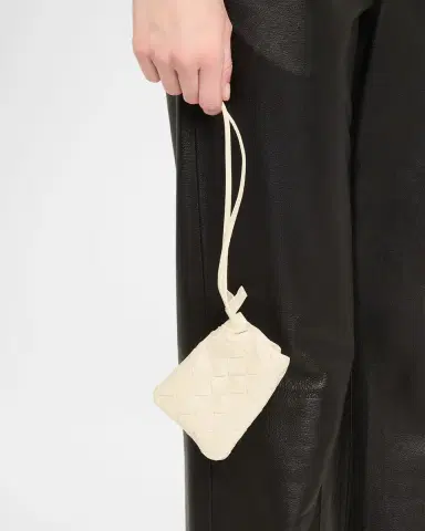 Bottega Veneta Micro Dustbag Intrecciato Leather Drawstring Pouch | Thumbnail 8