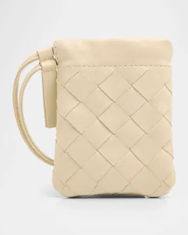 Bottega Veneta Micro Dustbag Intrecciato Leather Drawstring Pouch | Thumbnail 9