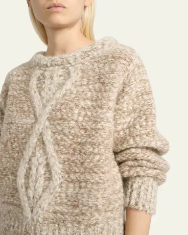 Isabel Marant Dorota Cable-Knit Sweater | Thumbnail 5