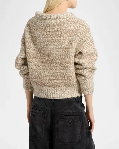 Isabel Marant Dorota Cable-Knit Sweater | Thumbnail 7