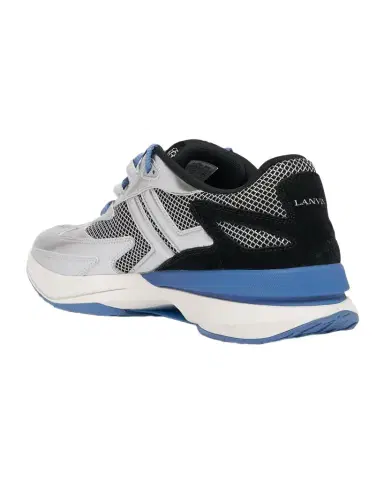Lanvin Men's JLA Mesh & Leather Low-Top Runner Sneakers | Thumbnail 1