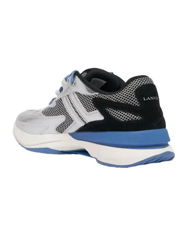 Men 's JLA Mesh & Leather Low-Top Runner Sneakers
