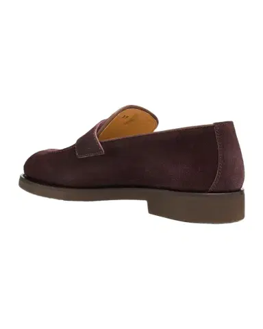 Brunello Cucinelli Men 's Suede Penny Loafers | Thumbnail 1 Brunello Cucinelli Men 's Suede Penny Loafers | Thumbnail 1