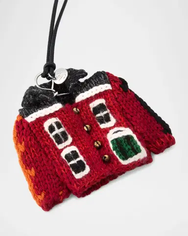 JW Anderson Houde Cardigan Knit Bag Charm | Thumbnail 2
