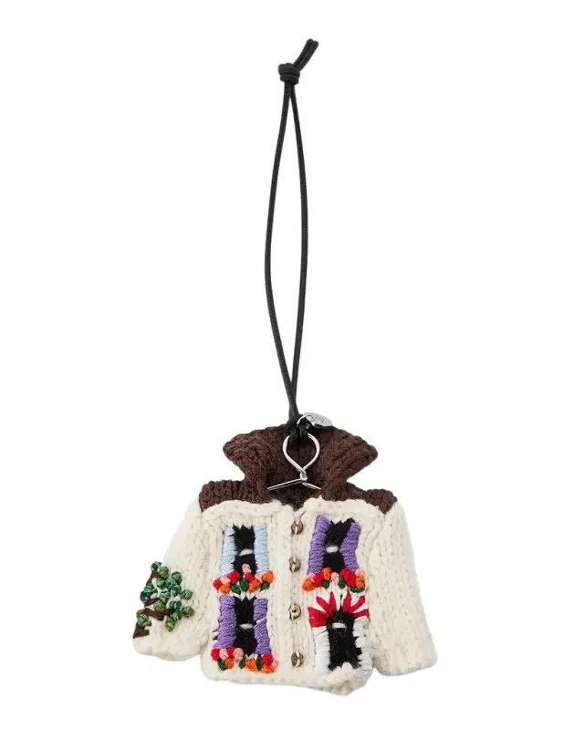 Houde Cardigan Knit Bag Charm