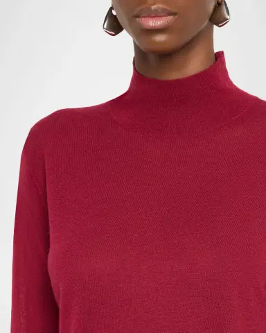 Joseph Mock-Neck Cashmere Sweater | Thumbnail 4