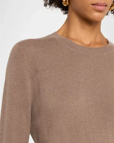 Joseph Crewneck Lightweight Cashmere Sweater | Thumbnail 4