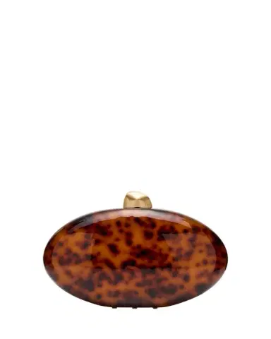 Cult Gaia Eviana Tortoise Acrylic Clutch Bag | Thumbnail 1 Cult Gaia Eviana Tortoise Acrylic Clutch Bag | Thumbnail 1