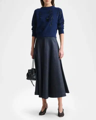 Altuzarra Varda A-Line Denim Skirt | Thumbnail 2