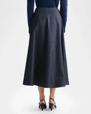 Altuzarra Varda A-Line Denim Skirt | Thumbnail 3