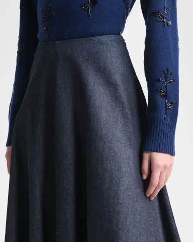 Altuzarra Varda A-Line Denim Skirt | Thumbnail 5