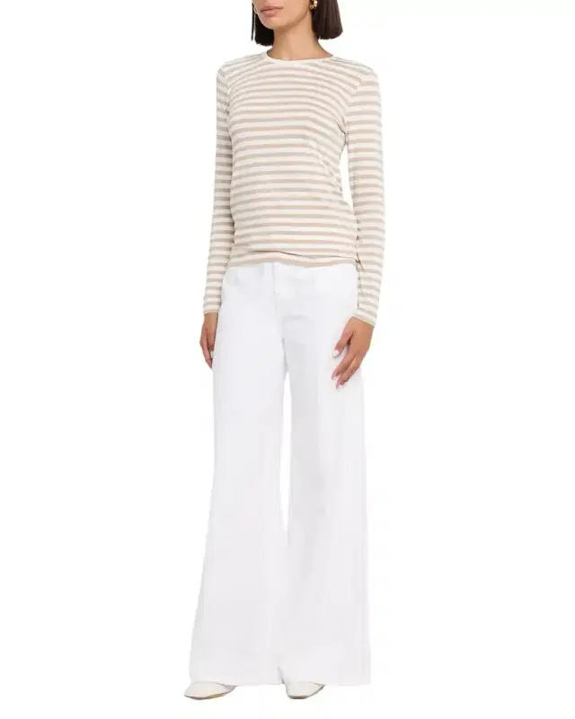 Soft Touch Striped Long-Sleeve Pullover