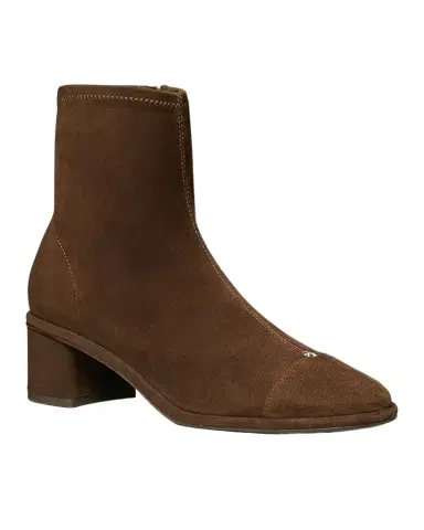 Tory Burch Cap-Toe Suede Ankle Boots | Thumbnail 1 Tory Burch Cap-Toe Suede Ankle Boots | Thumbnail 1