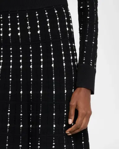 Joseph Fragmented Stripes A-Line Knit Skirt | Thumbnail 4 Joseph Fragmented Stripes A-Line Knit Skirt | Thumbnail 4