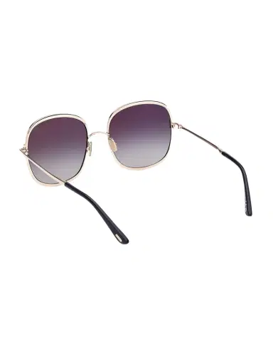 Tom Ford Sofia 57mm Metal Round Sunglasses | Thumbnail 1 Tom Ford Sofia 57mm Metal Round Sunglasses | Thumbnail 1