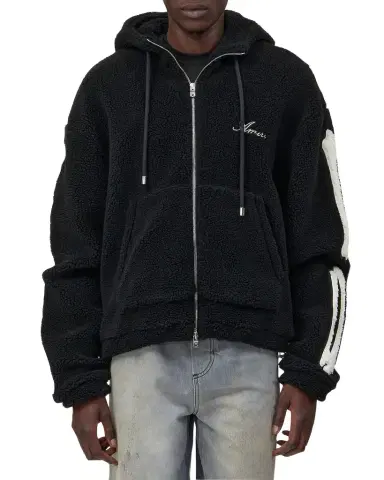 AMIRI Men's Bones Fleece Full-Zip Hoodie | Thumbnail 1 AMIRI Men's Bones Fleece Full-Zip Hoodie | Thumbnail 1