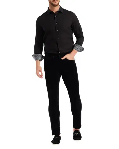 Robert Graham Men's Celestial Straight Fit Five-Pocket Pants | Thumbnail 1 Robert Graham Men's Celestial Straight Fit Five-Pocket Pants | Thumbnail 1