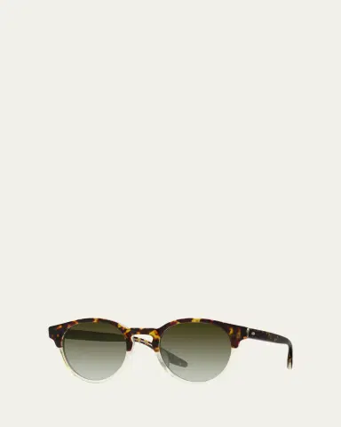 BARTON PERREIRA Beckford 49mm Round Acetate Sunglasses | Thumbnail 2