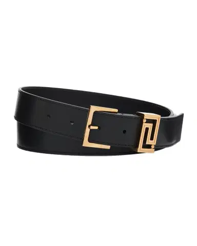 Versace Men 's Greca 30mm Leather Belt | Thumbnail 2