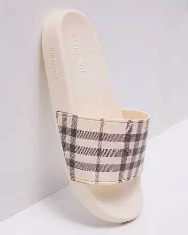 Burberry Furley Check Slides | Thumbnail 4