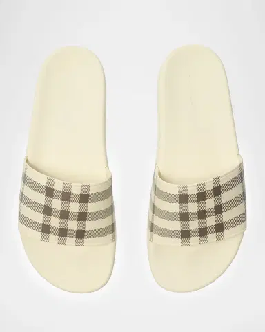 Burberry Furley Check Slides | Thumbnail 5