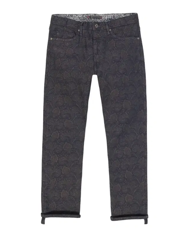 Men's Jaren Straight Paisley Print Jeans