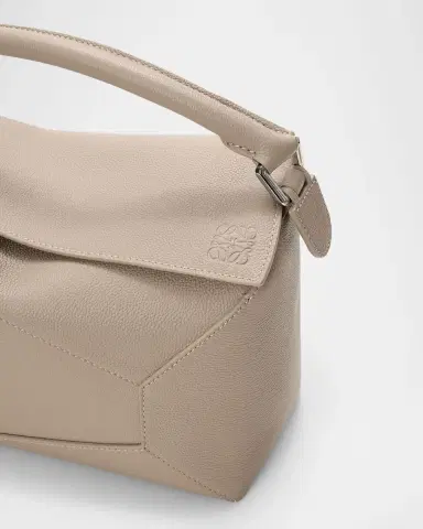 Loewe Puzzle Edge Top-Handle Bag in Leather | Thumbnail 3 Loewe Puzzle Edge Top-Handle Bag in Leather | Thumbnail 3