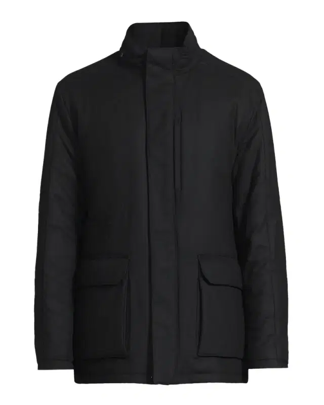 Men 's Technical Cashmere Field Jacket with Hood
