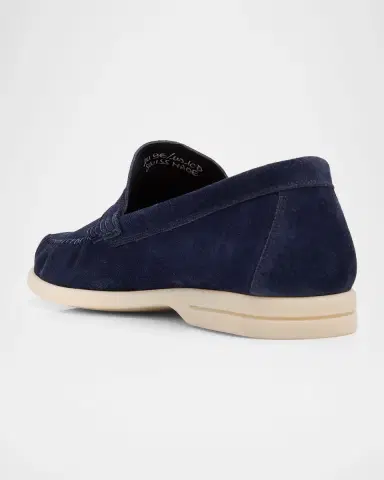 BALLY Men's Switz Moc Suede Moccasins | Thumbnail 2 BALLY Men's Switz Moc Suede Moccasins | Thumbnail 2