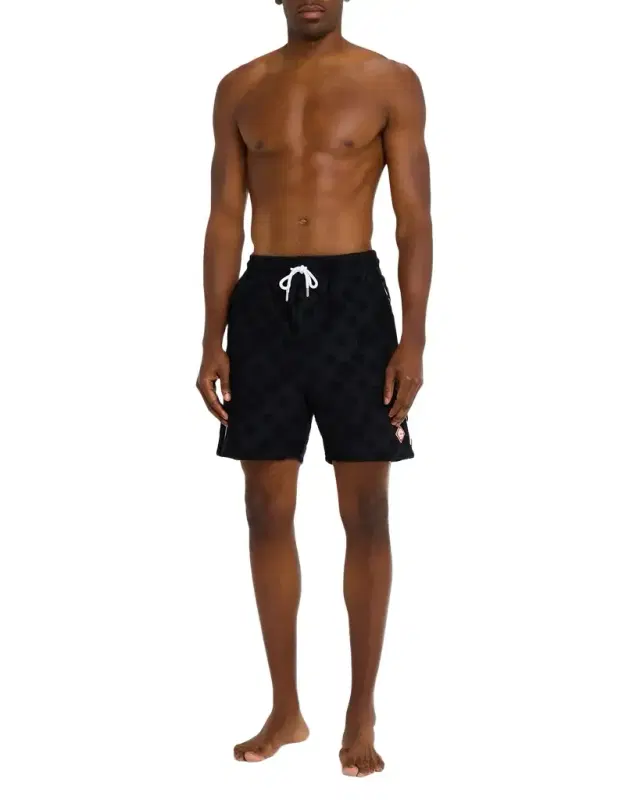 Casablanca Men 's Monogram Jacquard Towelling Shorts